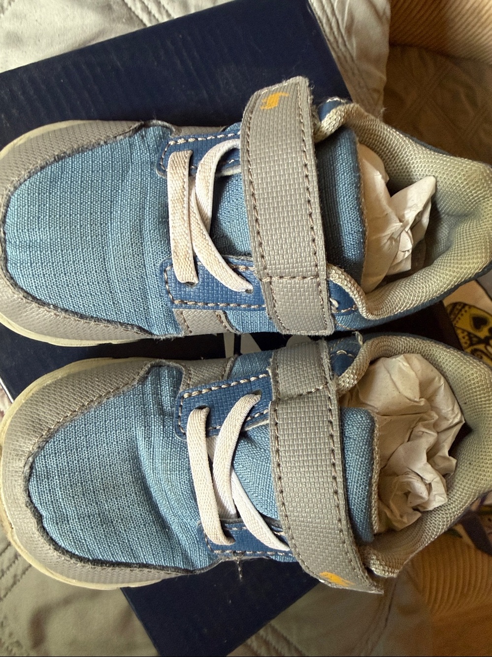 See Kai Run sz 8 Toddler Shoes in Blue and Gray